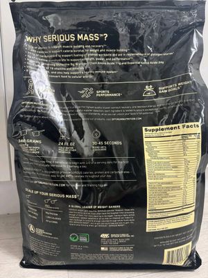 Protain Optimum Nutrition Seriojs Mass