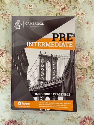 Книга “Pre-intermediate” Cambridge