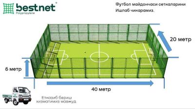 Футбол сетка Газон сетка