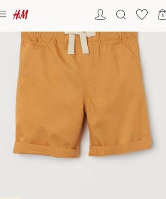 Шортики H&M на мальчика 1 -2 г