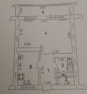 Продаю 1× ком квартира на 1 этаже 4 этажного дома. Авиосозлар.