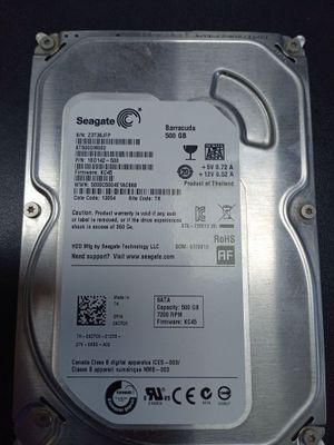 hdd 500GB SATA seatage