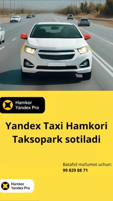 Yangi Ochilgan Yandex Taksopark Sotuvda!