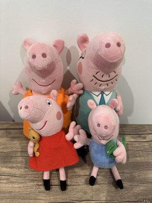 Мягкие игрушки семейство свинка пеппа