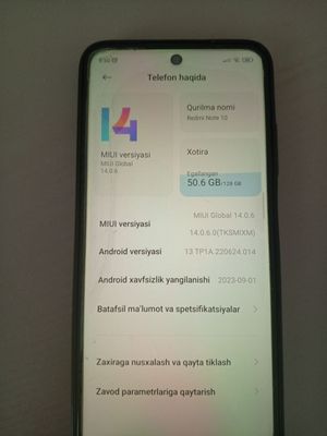 Redmi noti 10 S garantiya bilan