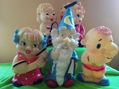 Игрушки резиновые Совпластитал СССР,15-17 см, цена за 1 шт.