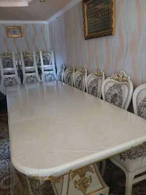 Stol stul mebellar to'plami 12 talik xolati yangi