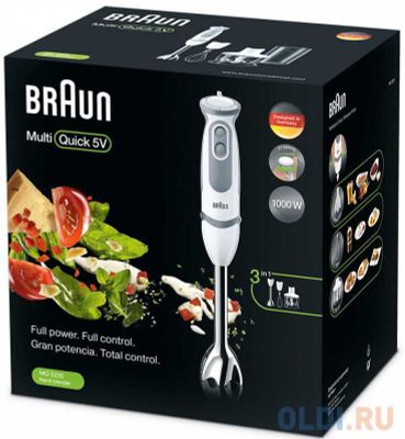 Блендер погружной Braun MQ5235WH 1000Вт