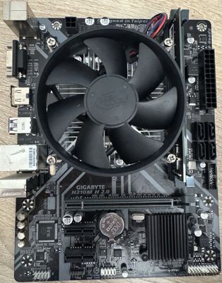 Материнская плата H310M в сборе