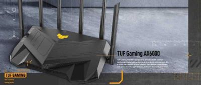 ASUS TUF Gaming AX6000 – kuchli Wi-Fi 6 gaming router aura rgb rog