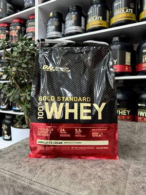 Optimum Nutrition Gold Standard 100% Whey Protein 4.53 kg, протеин.