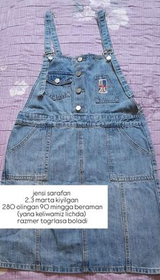 Jensi Sarafan qizlar uchun