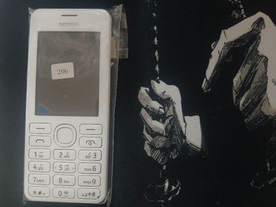 Assalom alekum Telefon sotiladi Original Nokia 206 Oq Rang