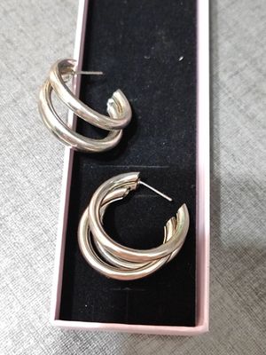 Круглые сережки. Бижутерия