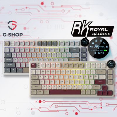 Механическая беспроводная клавиатура с подсветкой Royal Kludge N80 RGB