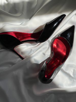 Черные женские туфли Christian Louboutin 8,5 см