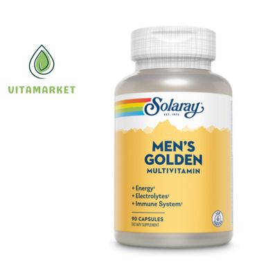 solaray men's golden multivitamin 90 капсул| мултивитамин для мужчин