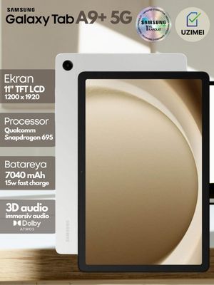 Samsung galaxy tap a9+ 5/64 5G Sim kartalik