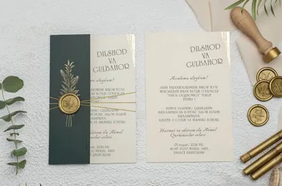 Taklifnoma to’y, osh va boshqa tadbirlar uchun