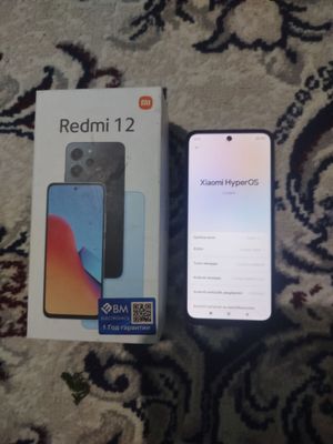 Redmi 12 4+4 Ram 128 GB Black holati alo