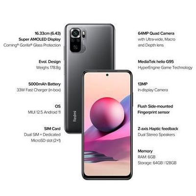 Redmi note 10S 8/128Gb