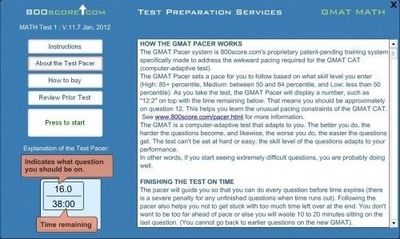 GMAT Practice Tests - Практические тесты для определения уровня знаний