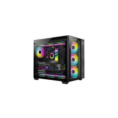 Корпус Huntkey / S980 (Tornado / Full View) / Micro-ATX и Mini-ITX
