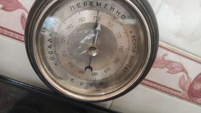 Советский морской барометр. Конец 1960х – начало 1970х годов. В отличн