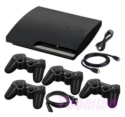 Sony PlayStation 3 PS3 Console Slim, Pick 320GB 500GB, 1-4 ...