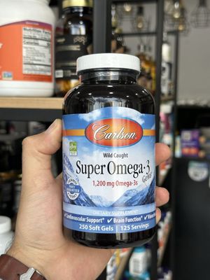 Carlson Super Omega 3 1,200 mg 250 капсул