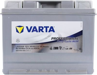 Varta 50 AGM BYD va boshqa elektromobillar uchun