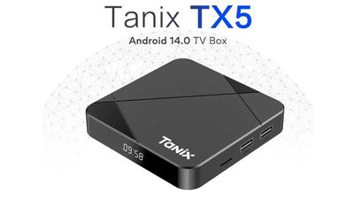 Tanix TX5 2025 Голосовой Пульт+Работает быстро+Бесплатные Каналы