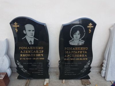Памятники из черного гранита