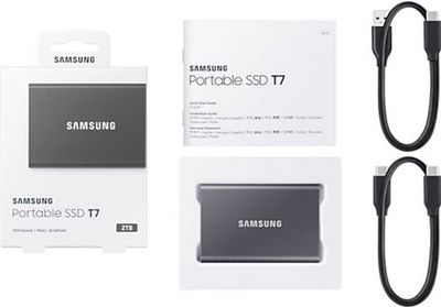 Внешний SSD Samsung T7 2Tb USB 3.2 Type-C