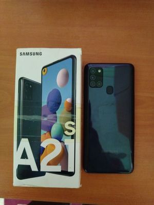 Чёрный Samsung A21 S, договорный