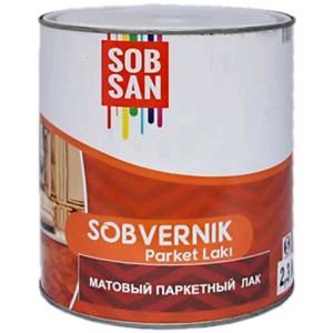 Матовый паркетный ЛАК SOBSAN от дистрибьютора