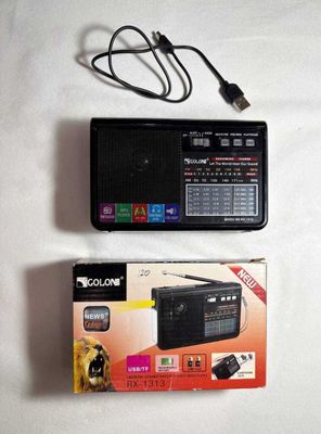 компактное новое радио Golon RX-1313 | FM/AM/SW, USB, MP3, фонарик