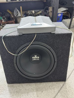 Сабвуфер PolkAudio и моно усилитель Pioneer GM-D500M
