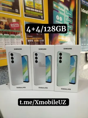 Samsung A16 4+4/128GB, yangi karobka