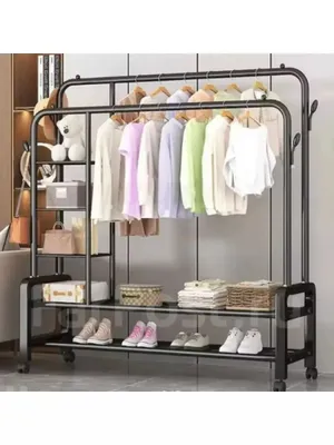 Ikki qavatli temir ilgich — keng sig‘imli shkaf"