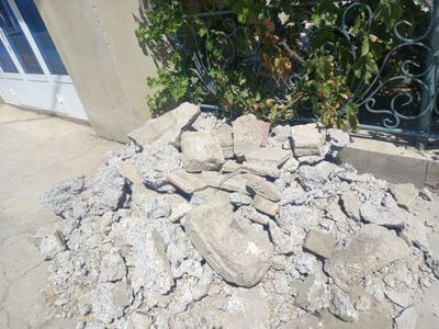Бетон булаклари текин
