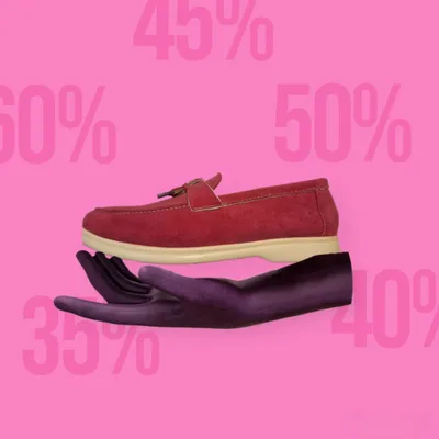 Вишнёвые замшевые лоферы (размер 40)