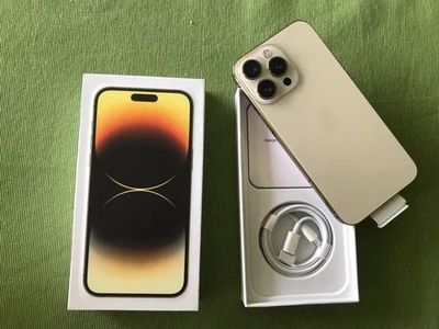 Iphone 14 pro max gold 128