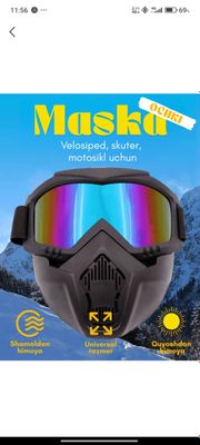 velik skuter uchun kuz oynak 40 meng sum razmerli