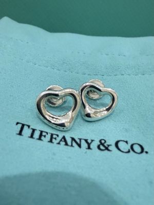 NEW Серьги Tiffany & Co Elsa Peretti Open Heart 600201
