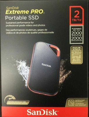 Внешний SSD SanDisk Extreme Portable E81 2TB USB 3.2 Gen 2x2 Type-C