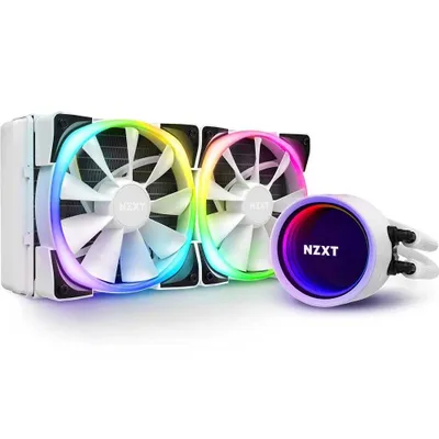 ^ Система водяного охлаждения NZXT Kraken X53 RGB - White