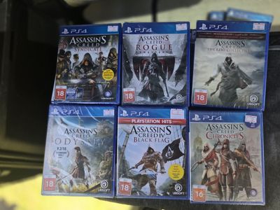 Коллекция assasin greed на ps4, ps5