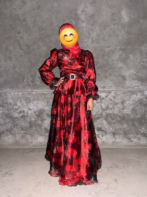 Vecherni ko‘yne organza material