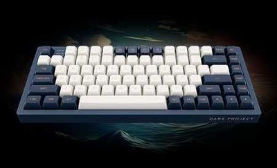 Игровая клавиатура - Dark Project KD83A Ivory/Navy blue